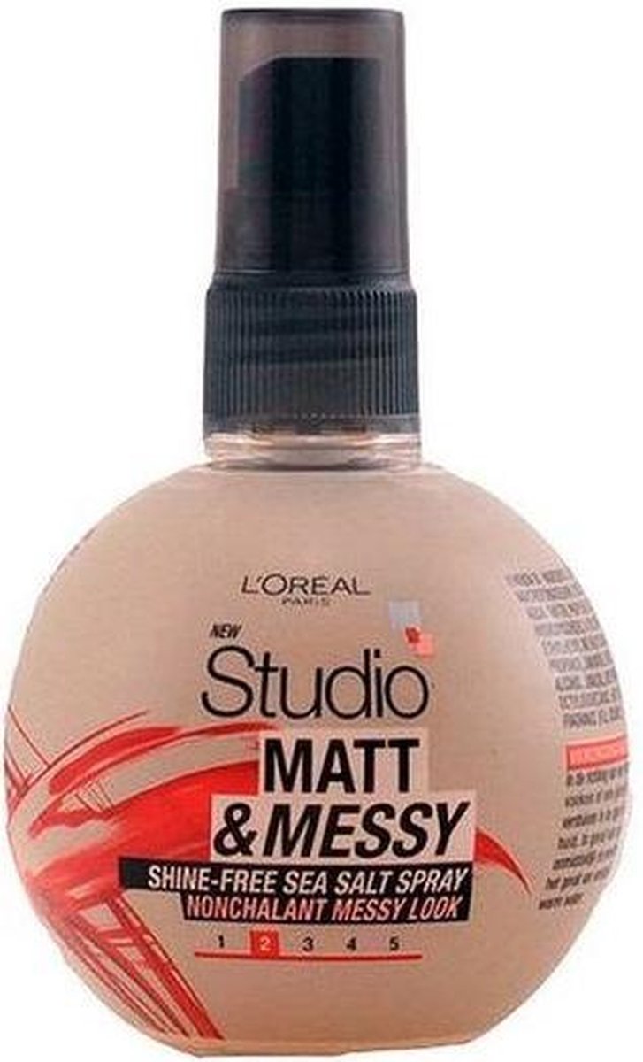 L'Oréal Paris Studio Line Matt & Messy Shine-Free Salt Spray - 150 ml -  Spray | bol.com