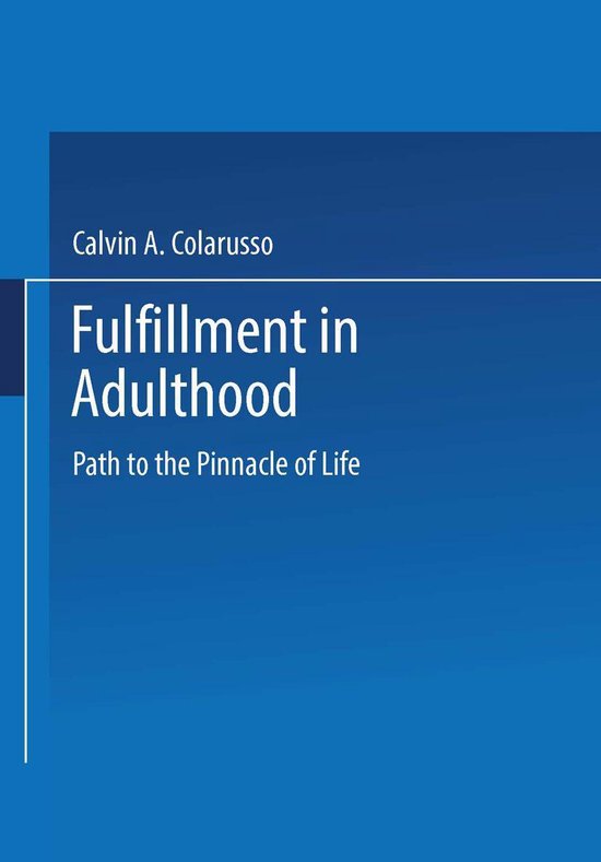Fulfillment in Adulthood - cover