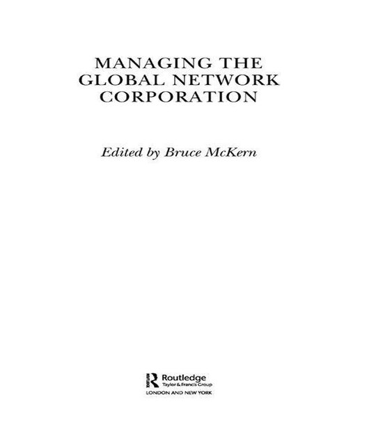 Managing the Global Network Corporation - cover