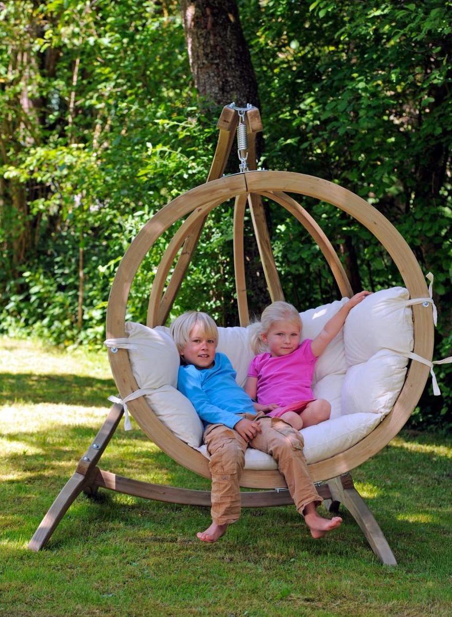 Amazonas Fauteuil suspendu + support Globo Natura - 170 x127 x 136 cm