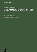 Gesammelte Schriften, Band VII, Briefe 1901-1963