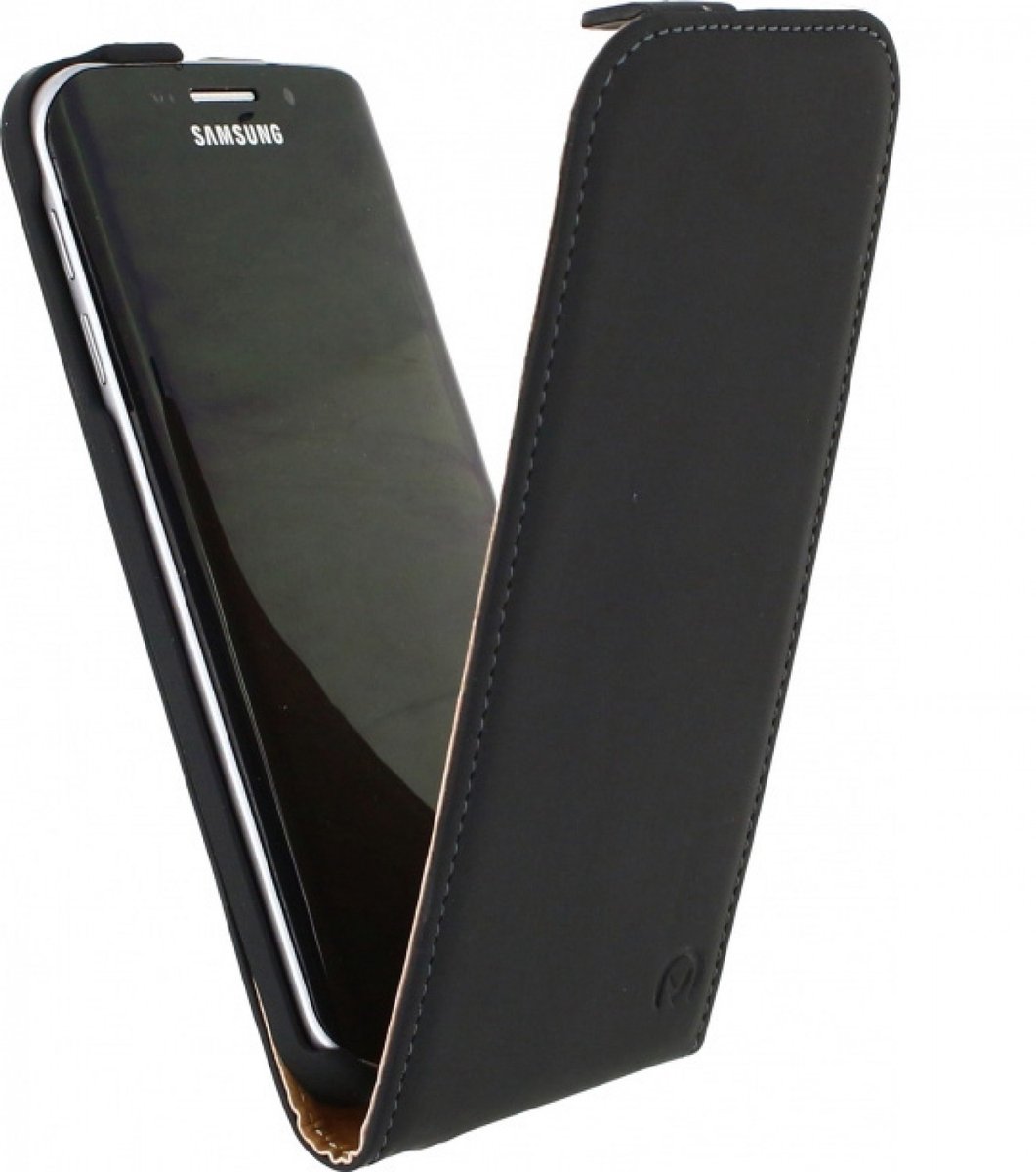 Mobilize Ultra Slim Flip Case - Geschikt voor Samsung Galaxy S6 Edge (SM-G925) - Zwart