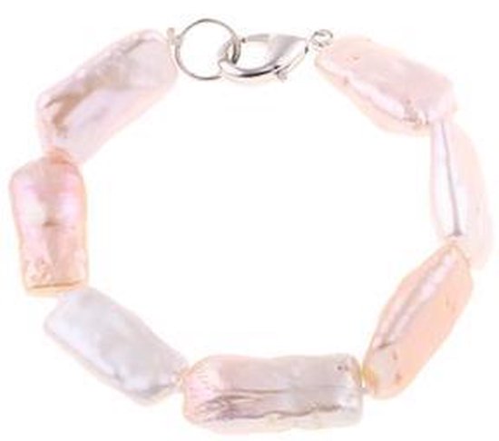 Bracelet de perles d'eau douce Pearl Rectangle Soft Colors