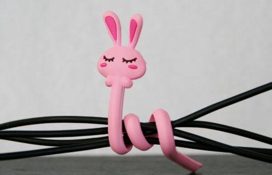 Cutest Shop Cable Tie Lapin rose