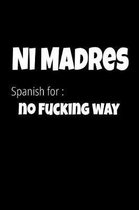 Ni Madres Spanish for