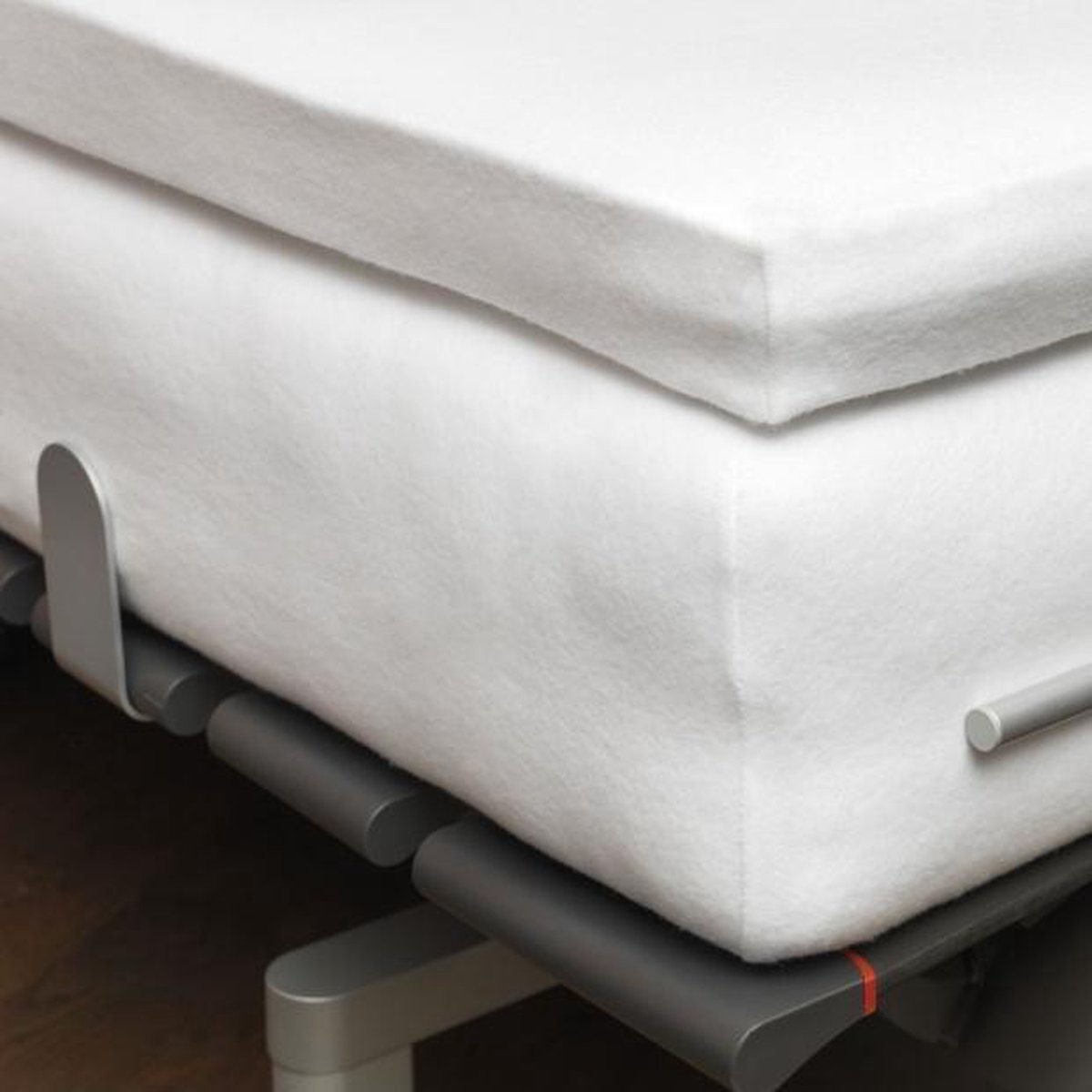 Topperbeschermer Molton Stretch (tot hoogte 15 cm) eenpersoons 80-100 / 190-220cm