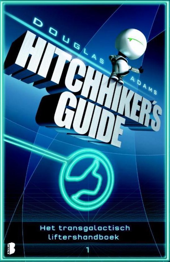 Cover van het boek 'Hitchiker's  / Trans galactisch liftershandboek' van D. Adams