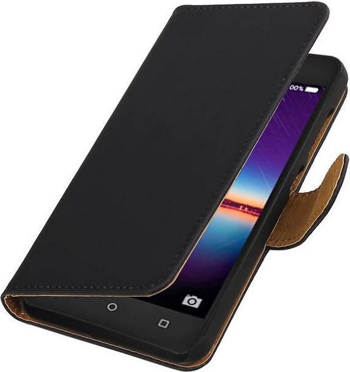 Bookstyle Wallet Case Hoesjes Geschikt voor Huawei Y3 II Zwart