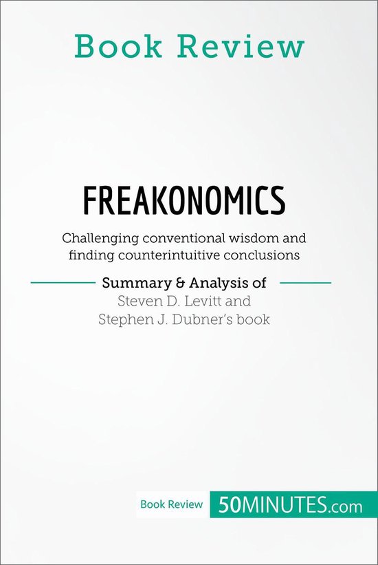 Book Review - Book Review: Freakonomics by Steven D. Levitt  ... - cover