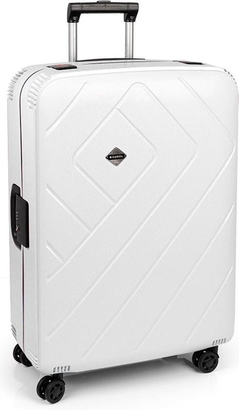 Gabol Kyoto hardschalige koffer met vaste large 76 wit | bol.com