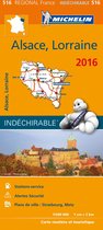 Alsace et lorraine 17516 carte michelin kaart 2016
