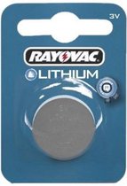 1 Stuk - Rayovac CR2025 3v lithium knoopcel batterij