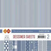 Card Deco - Designer Sheets -  Classic Edition- ultramarijn