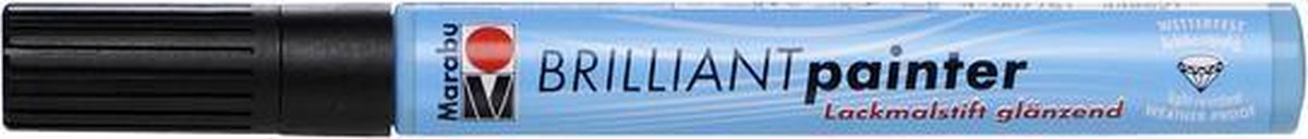 Brilliant Verfstift 2-4 mm - Zwart