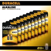 Duracell Plus Power Alkaline - MN21 batterijen - 33 mAh - 20 stuks
