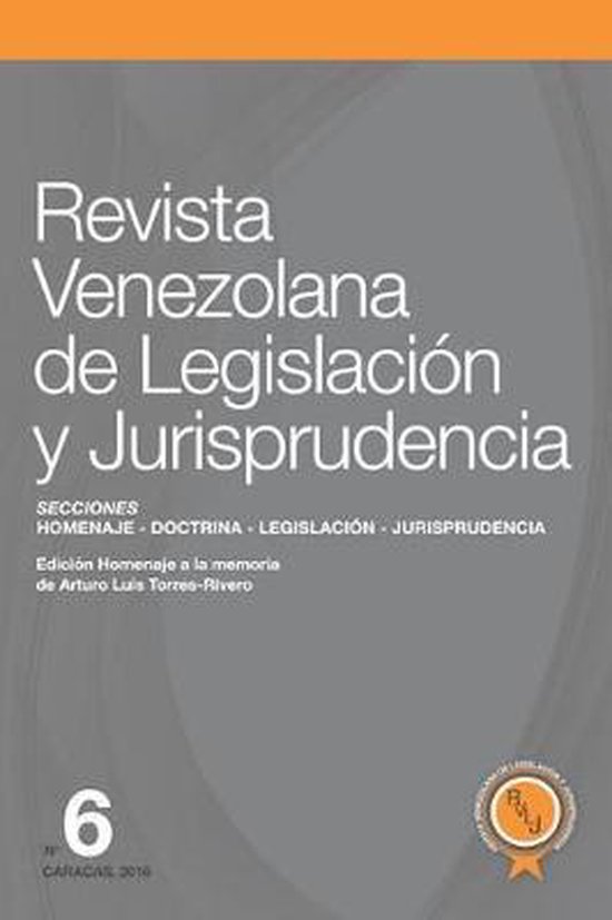 Revista Venezolana de Legislación y Jurisprudencia N° 6 - cover