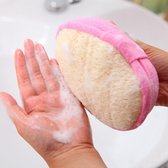 Loofah Badspons - Scrub & Massage Spons Bad - Douche Spons - Roze