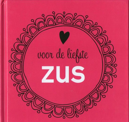 Voor de liefste zus cadeauboekje - cover