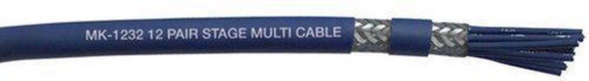 DAP Audio DAP MK-1232 Multicore 12-aderige dubbel afgeschermde multikabel (prijs per meter) Home entertainment - Accessoires