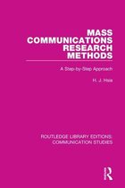 Routledge Library Editions: Communication Studies - Mass Communications Research Methods