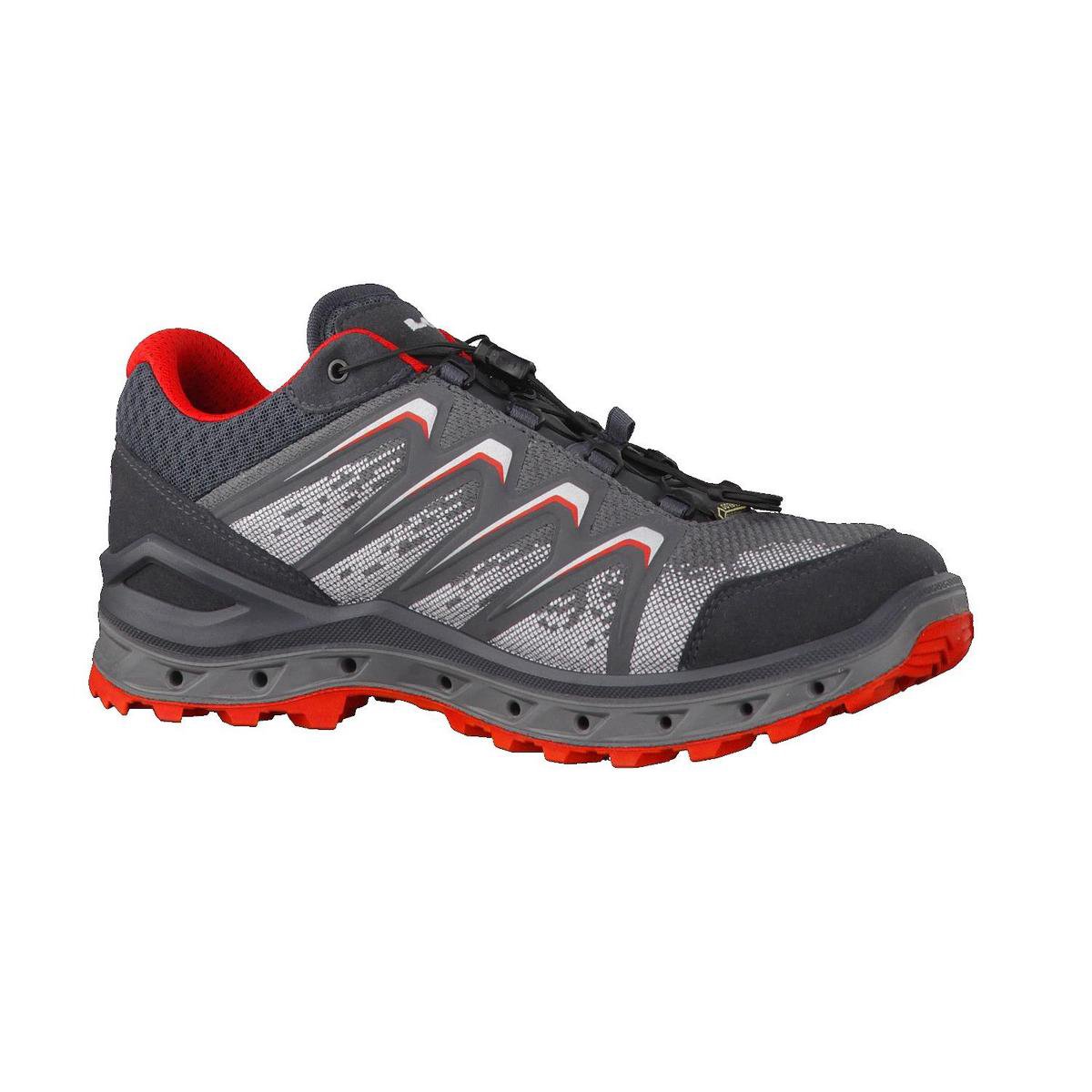 Lowa Schoenen Graphit/Rot 42.5 Grijs