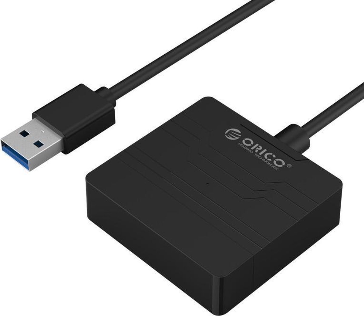 Orico - USB3.0 naar SATA III Harde Schijf Adapter - 2.5 inch HDD/SSD - 5Gbps - UASP - Kabellengte 30cm - Zwart.