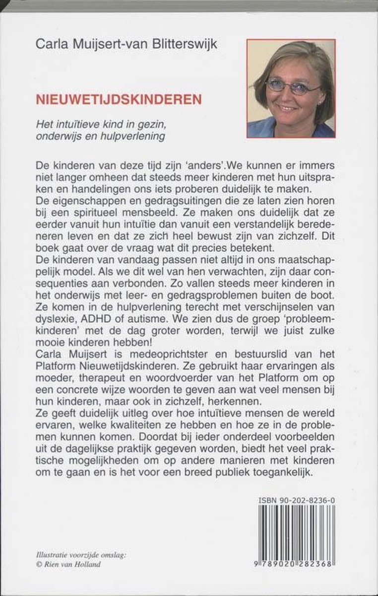 Nieuwetijdskinderen - back cover