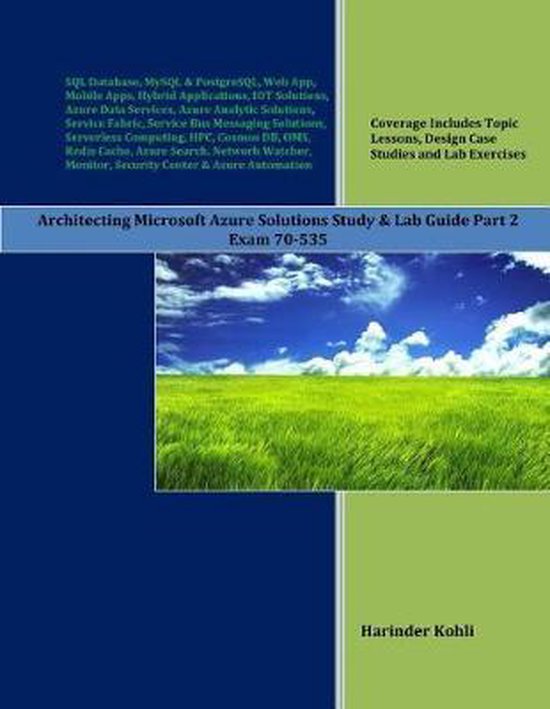 Architecting Microsoft Azure Solutions Study & Lab Guide Par ... - cover