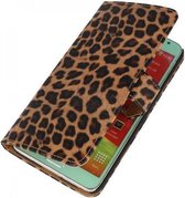 Luipaard Bookstyle Wallet Case Hoesjes voor Galaxy Note 3 Neo Chita