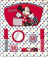 Minnie Mouse I Love Shopping - Make-Up Etui - Rood/Wit
