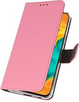 Samsung Galaxy A30 Wallet Case Hoesje Roze
