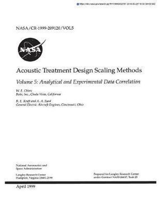 Acoustic Treatment Design Scaling Methods. Volume 5; Analytical and