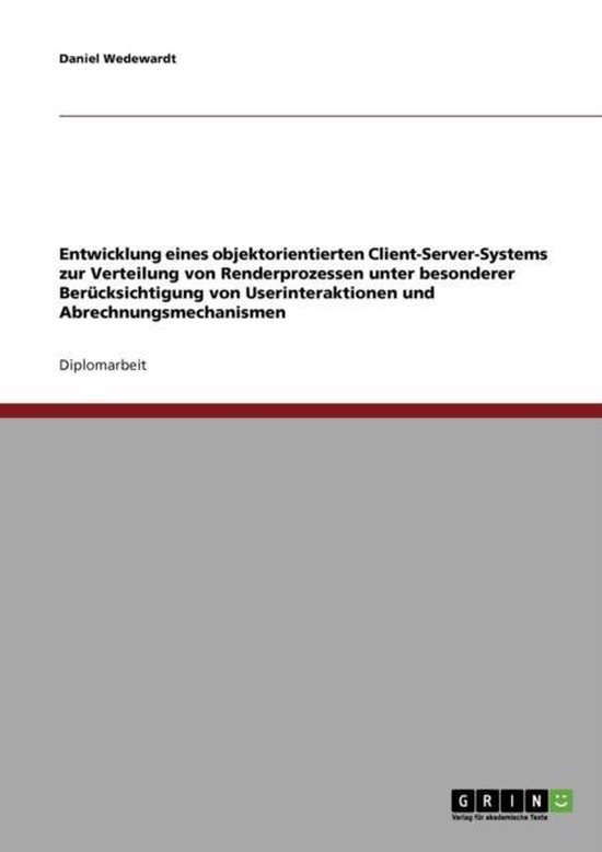 Entwicklung eines objektorientierten Client-Server-Systems z ... - cover