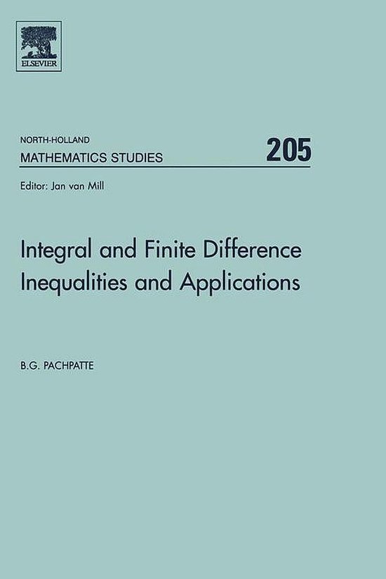 Integral and Finite Difference Inequalities and Applications - cover