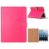 Tablet Book Case met sluiting voor Apple iPad 2 / iPad 3 / iPad 4 - Hot Pink