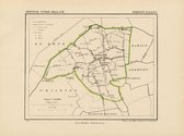 Historische kaart, plattegrond van gemeente Schagen in Noord Holland uit 1867 door Kuyper van Kaartcadeau.com