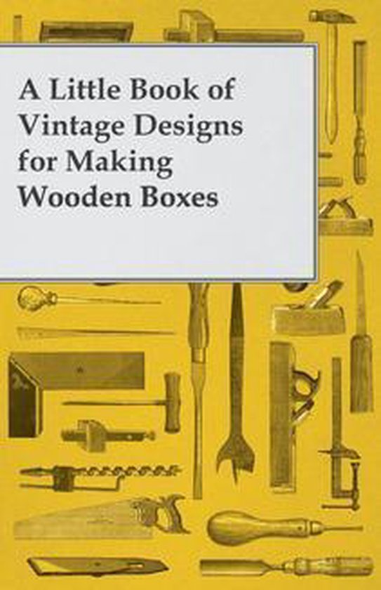 A Little Book of Vintage Designs for Making Wooden Boxes - cover
