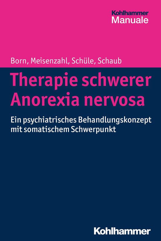 Therapie schwerer Anorexia nervosa - cover