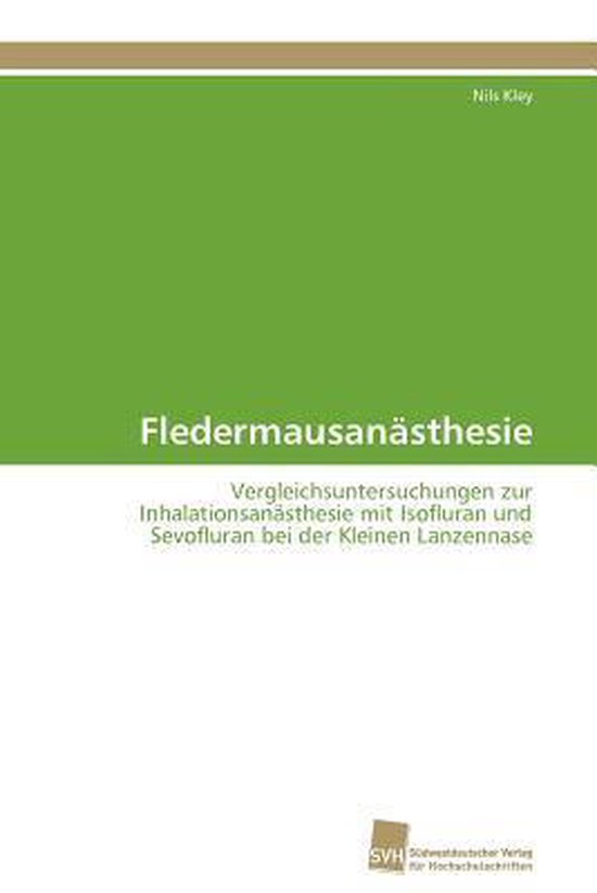 Fledermausanästhesie - cover