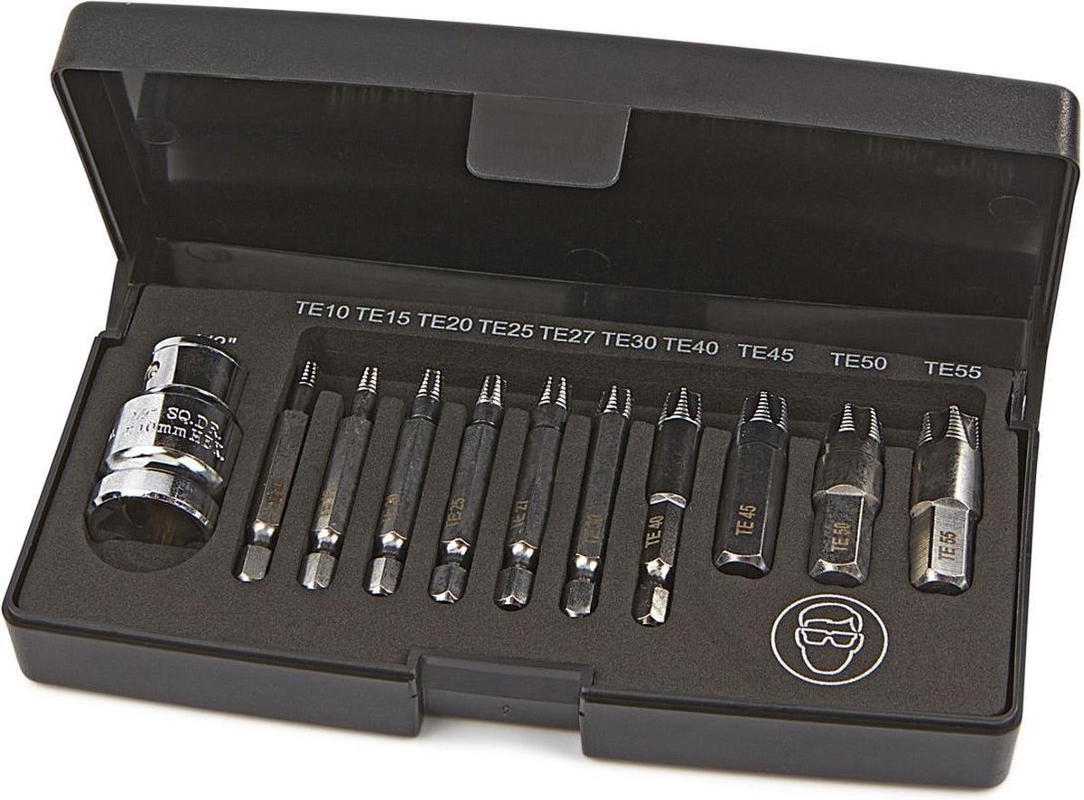 AOK 11 Delige Professionele Dolle Schroeven removerset model Grabit