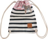 Lauren Sterk Amsterdam - rugzak - dames - canvas - Tijger - roze