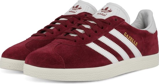 adidas GAZELLE S76220 - schoenen-sneakers - Unisex - donker rood - maat 38  | bol.com
