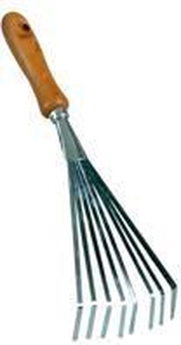 Talen Tools - Handbladharkje - 9 tanden - Verzinkt staal - Essenhouten handvat van Talen Tools — afbeelding 4