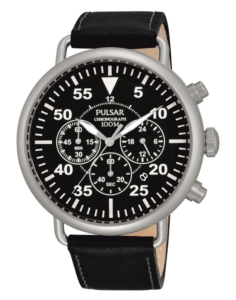 Pulsar PT3477X1 - Horloge - 44.0 mm - Zwart