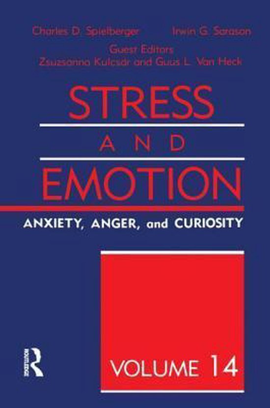Series in Stress and Emotion: Anxiety, Anger, and Curiosity- ... - cover