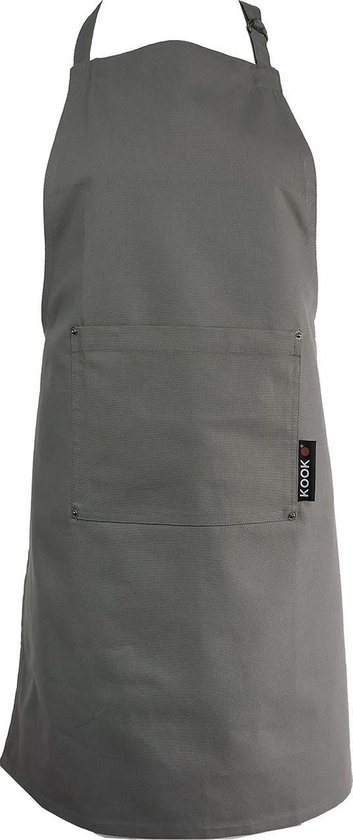 Tablier KOOK 70 * 90 Uni Gris