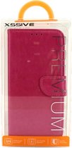 Xssive Hoesje voor Motorola Moto E5 Plus - Book Case - geschikt voor 3 pasjes - Pink