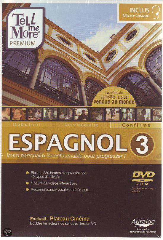 Cover van het boek 'Tell Me More Spaans 2 Versie 8.0 Dvd-Rom (1x)'