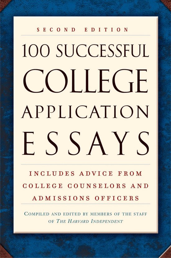 100 Successful College Application Essays (Second Edition) - cover