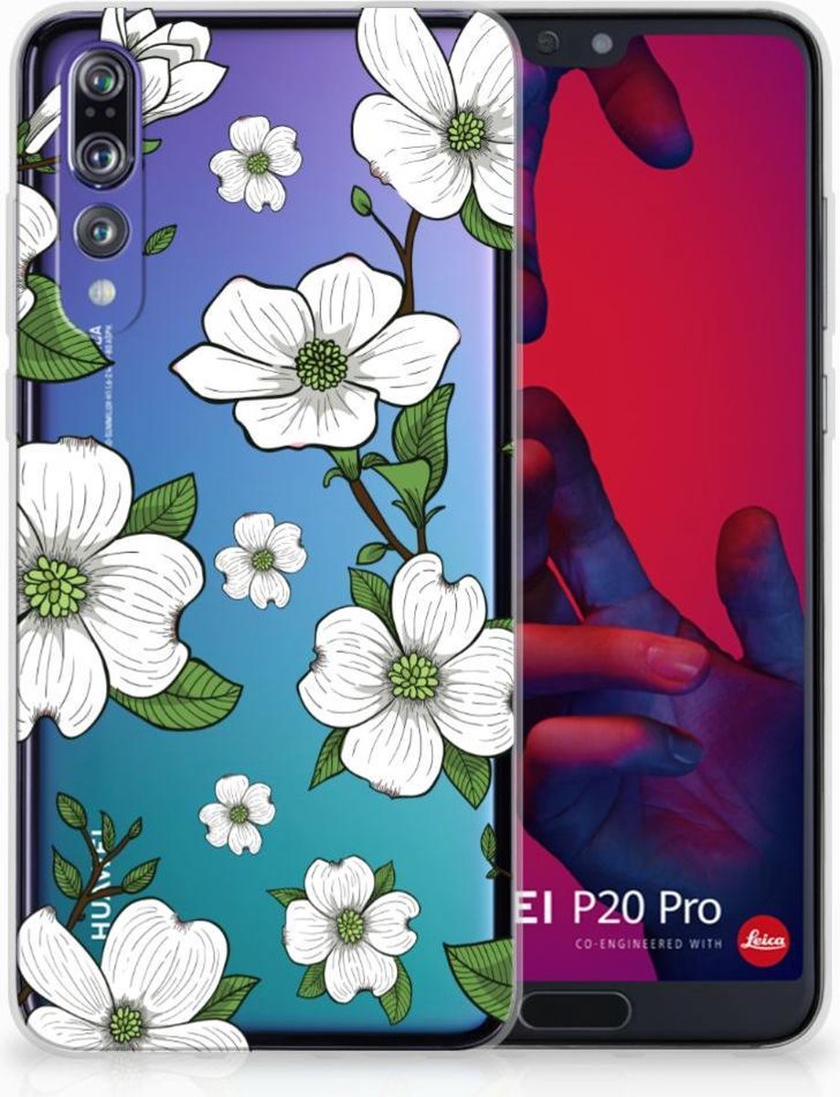Huawei P20 Pro TPU Case Dogwood Flowers